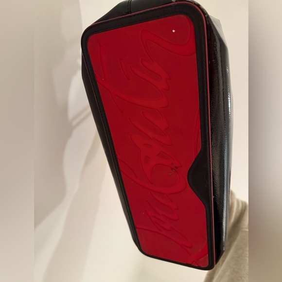 Christian Louboutin Black Patent Cabata Small Tote - Picture 3 of 5